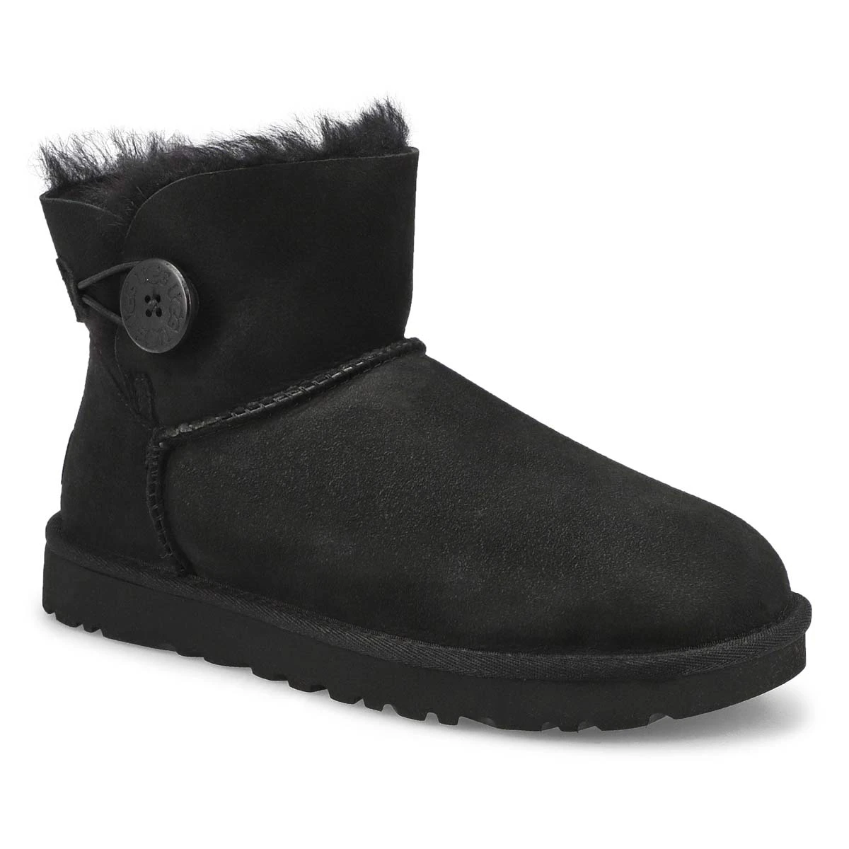 UGG Women's Mini Bailey Button II Boot - Blac