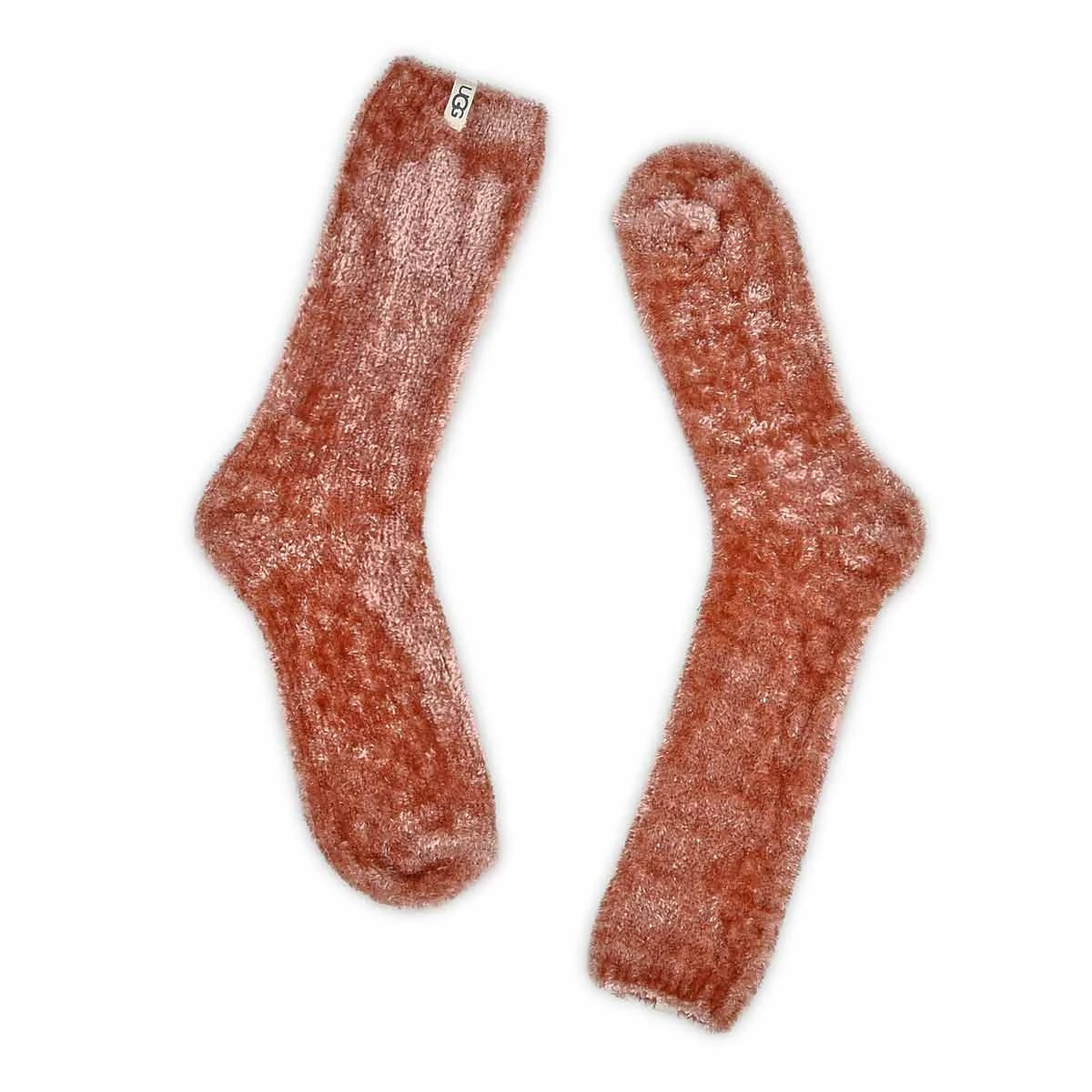 UGG Women's Leda Cozy Crew Sock - Med Blue - Image 4