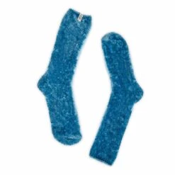 UGG Women's Leda Cozy Crew Sock - Med Blue