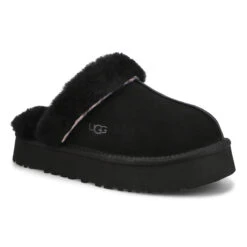 UGG Women's Disquette Sheepskin Slipper - Bla
