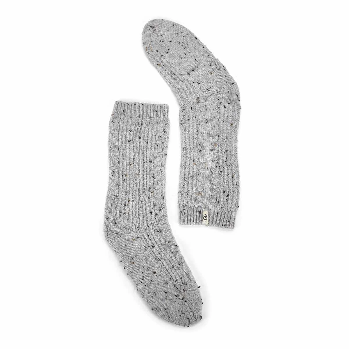 UGG Women's Radell Cable Knit Sock - Black Sp - Image 2
